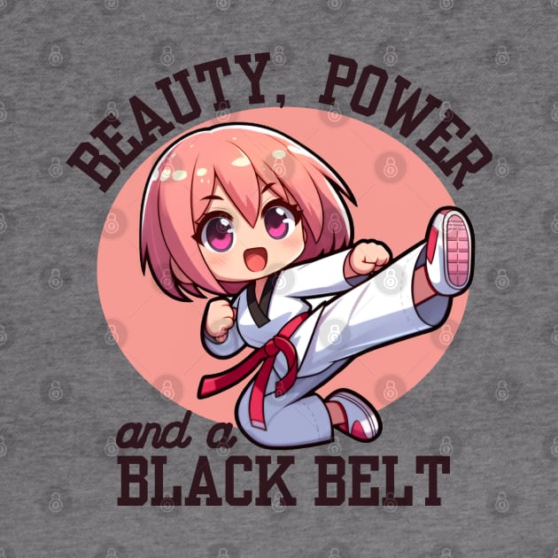 Beauty Power And A Black Belt by LionKingShirts